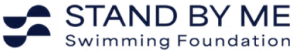 Logo of Stand By Me Swimming Foundation featuring stylized wave graphics.